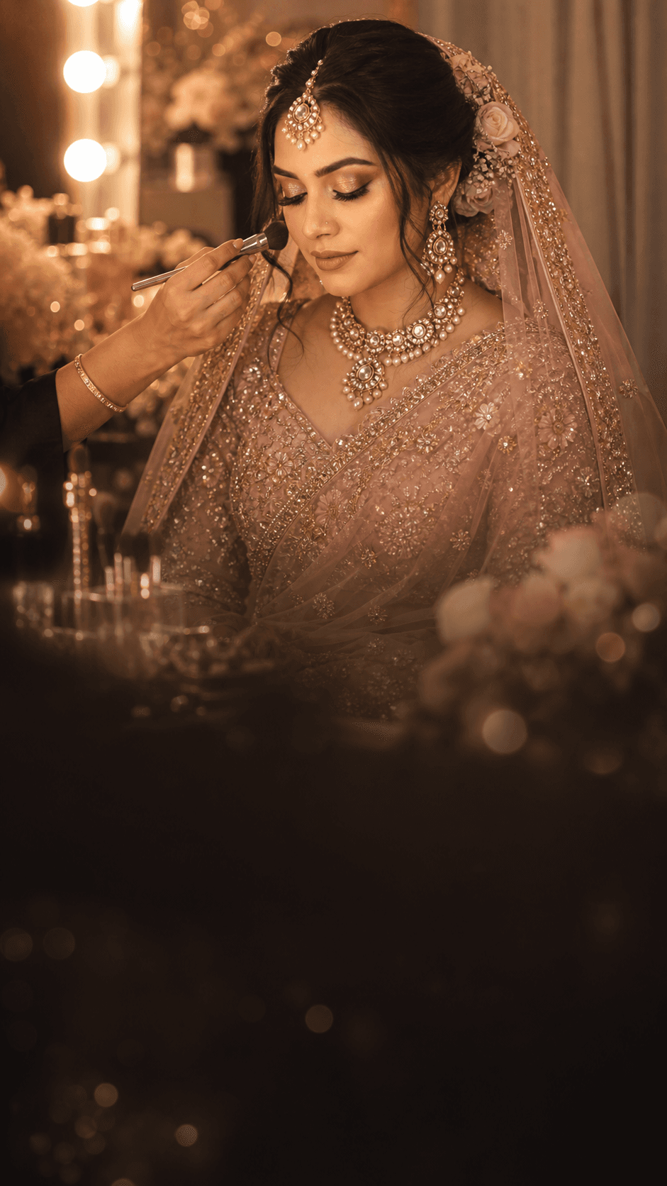 Glamm Makeover hero — bridal beauty artistry